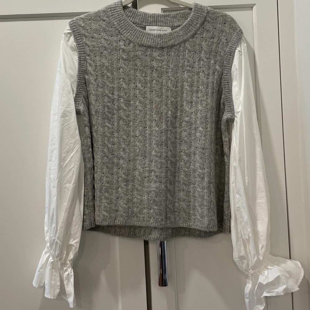 Something Navy Sweater